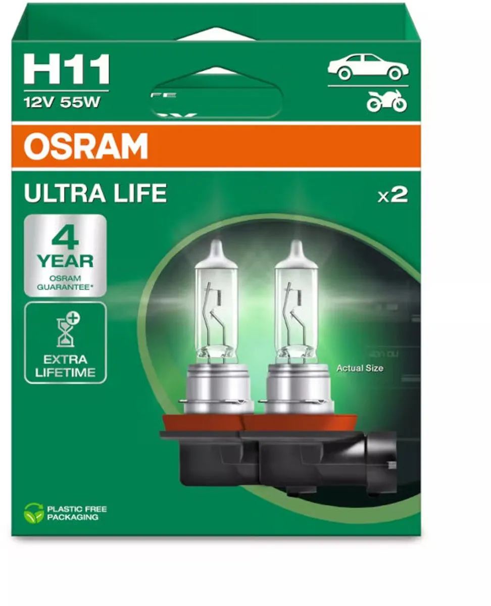 Osram Ultra Life H11 64211ULT-2HB Set