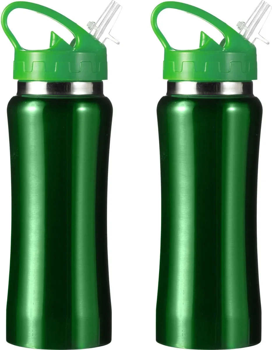Bellatio Design Sportbidon 0.6L - Metallic Groen