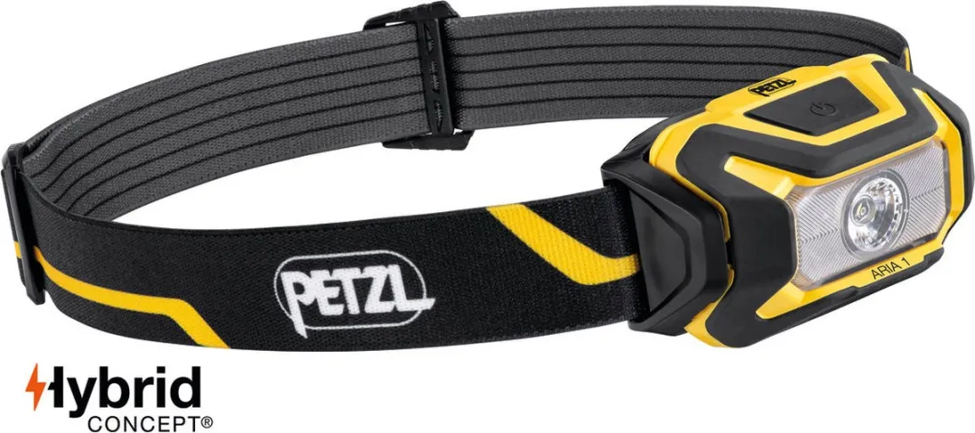 Petzl Aria 1R Hoofdlamp - 450 Lm - Zwart/Geel