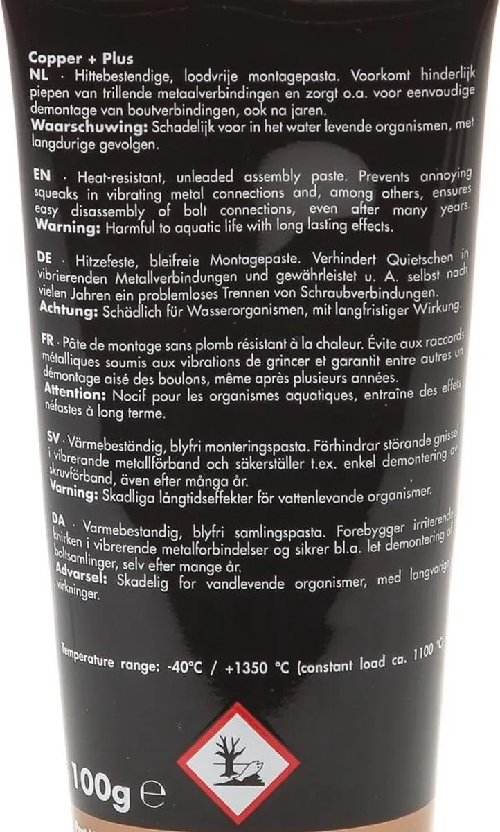 Kroon-Oil Copper Plus Montagepasta 100ml - Loodvrij
