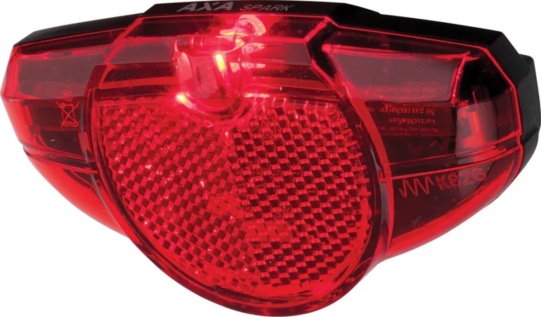 AXA Spark Achterlicht - LED 500m 100uur Rood