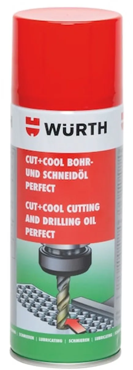 Würth Boor- en snijolie cut+cool perfect 1L - Geeloranje