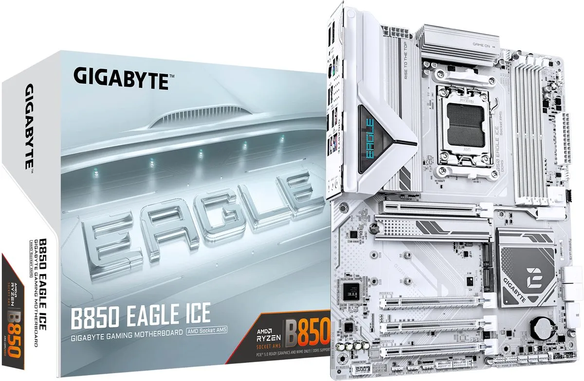 Gigabyte B850 EAGLE ICE AM5 Moederbord - ATX