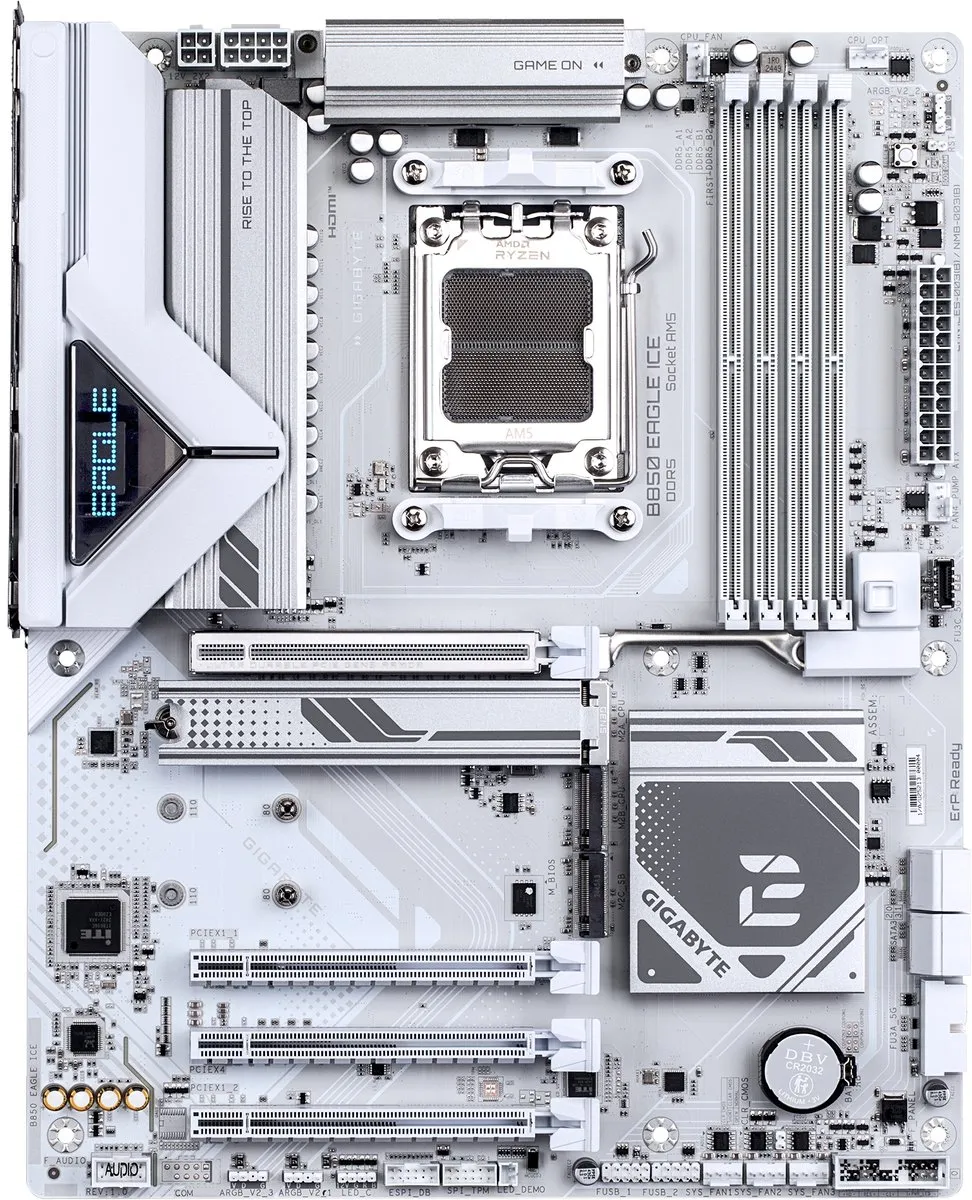 Gigabyte B850 EAGLE ICE AM5 Moederbord - ATX