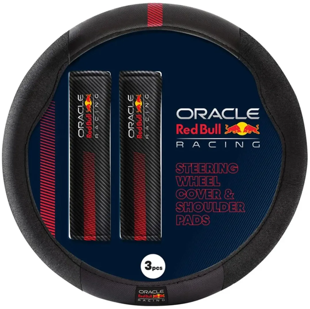 Red Bull Racing Stuurwielhoes & Schouderkussens Type 1 - Meerkleurig