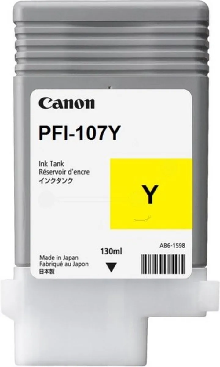Canon PFI-107 Geel Inktcartridge - 130ml