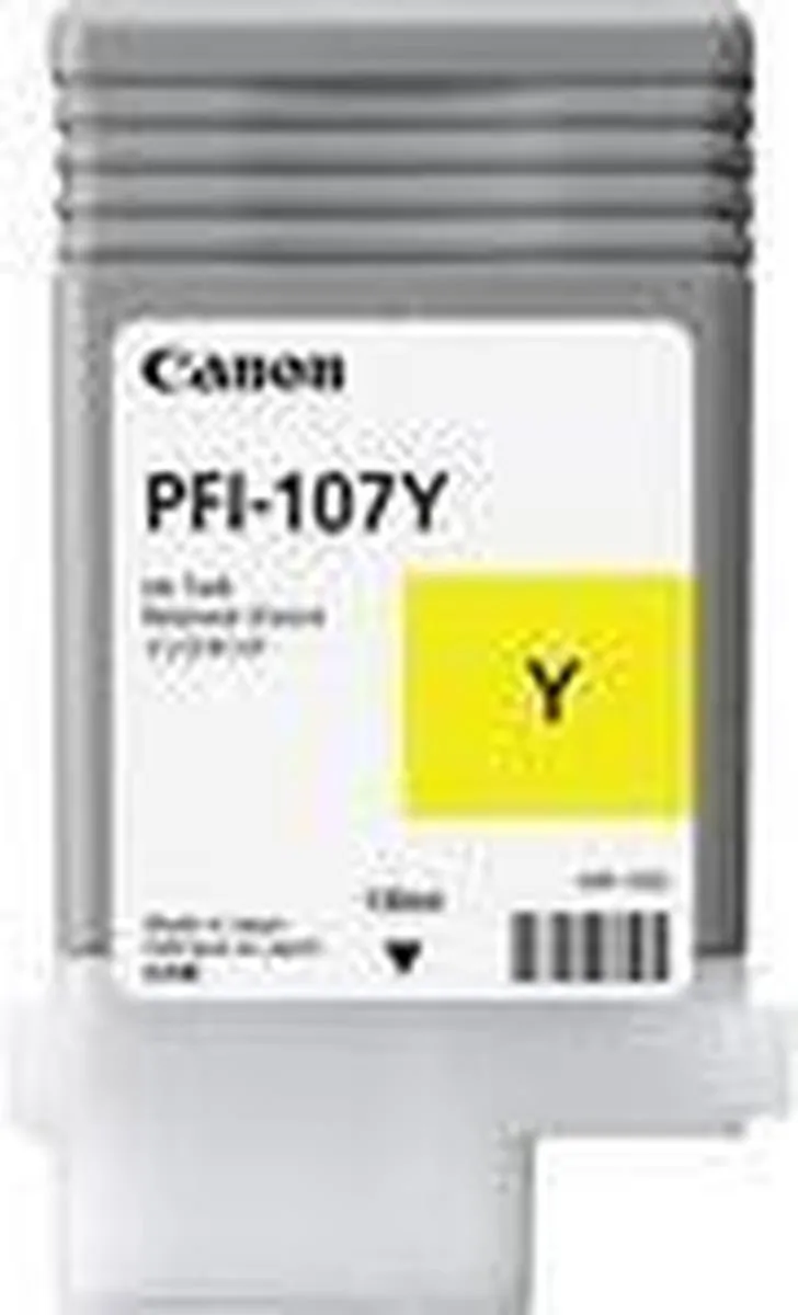 Canon PFI-107 Geel Inktcartridge - 130ml