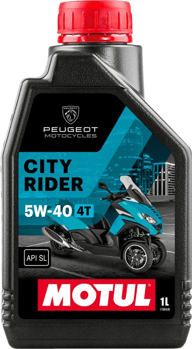 Motul 5W40 City Rider Motorolie 1L - Peugeot