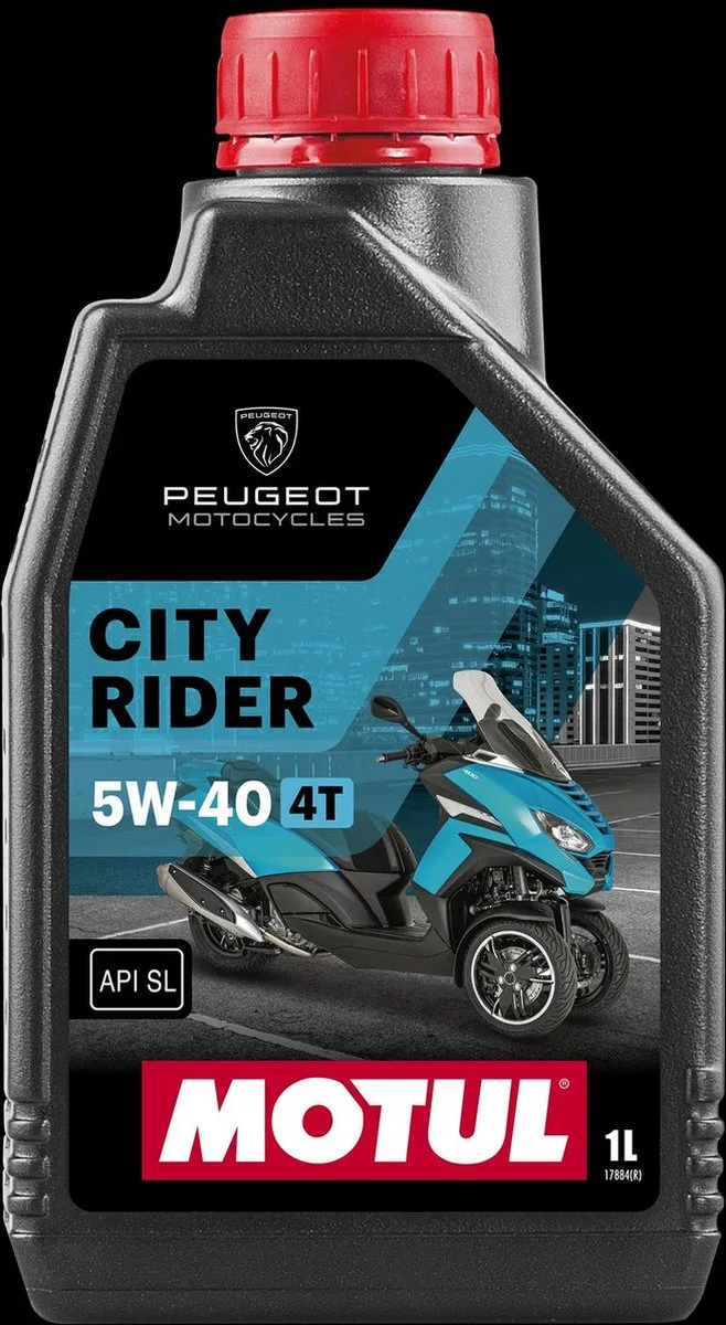 Motul 5W40 City Rider Motorolie 1L - Peugeot
