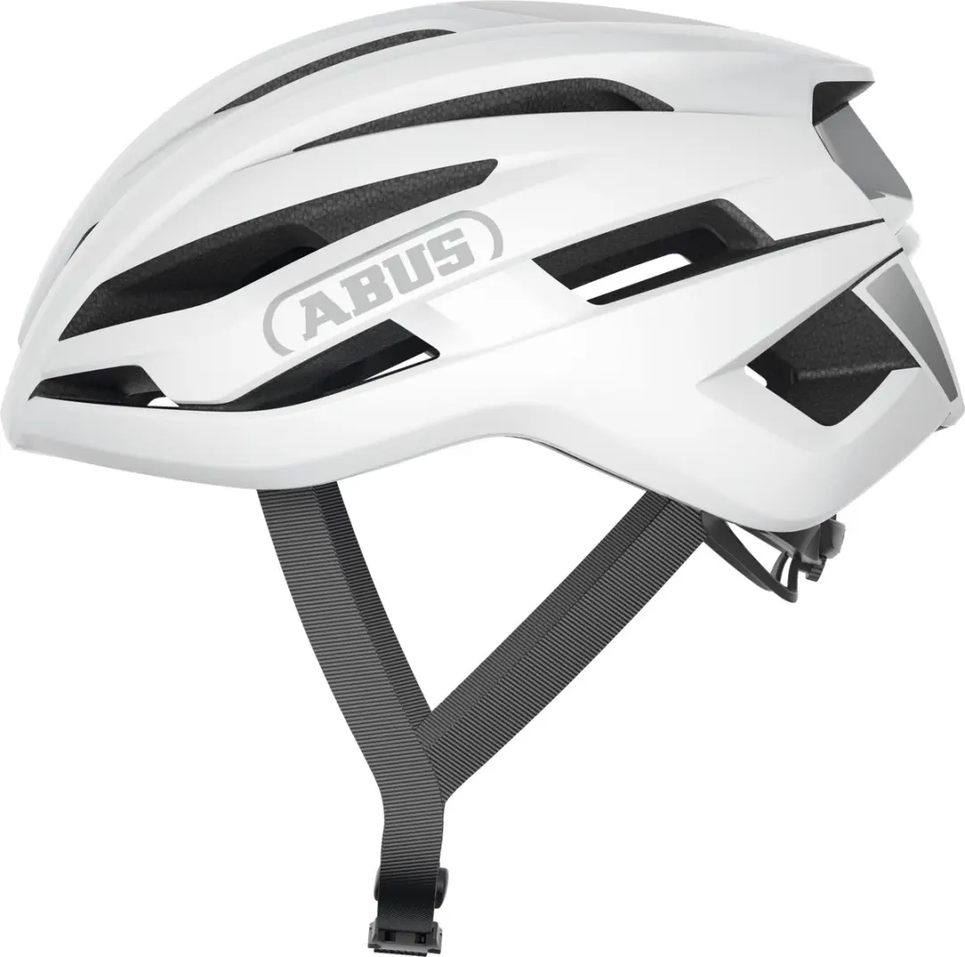 ABUS Stormchaser Ace Fietshelm - M - Polar White