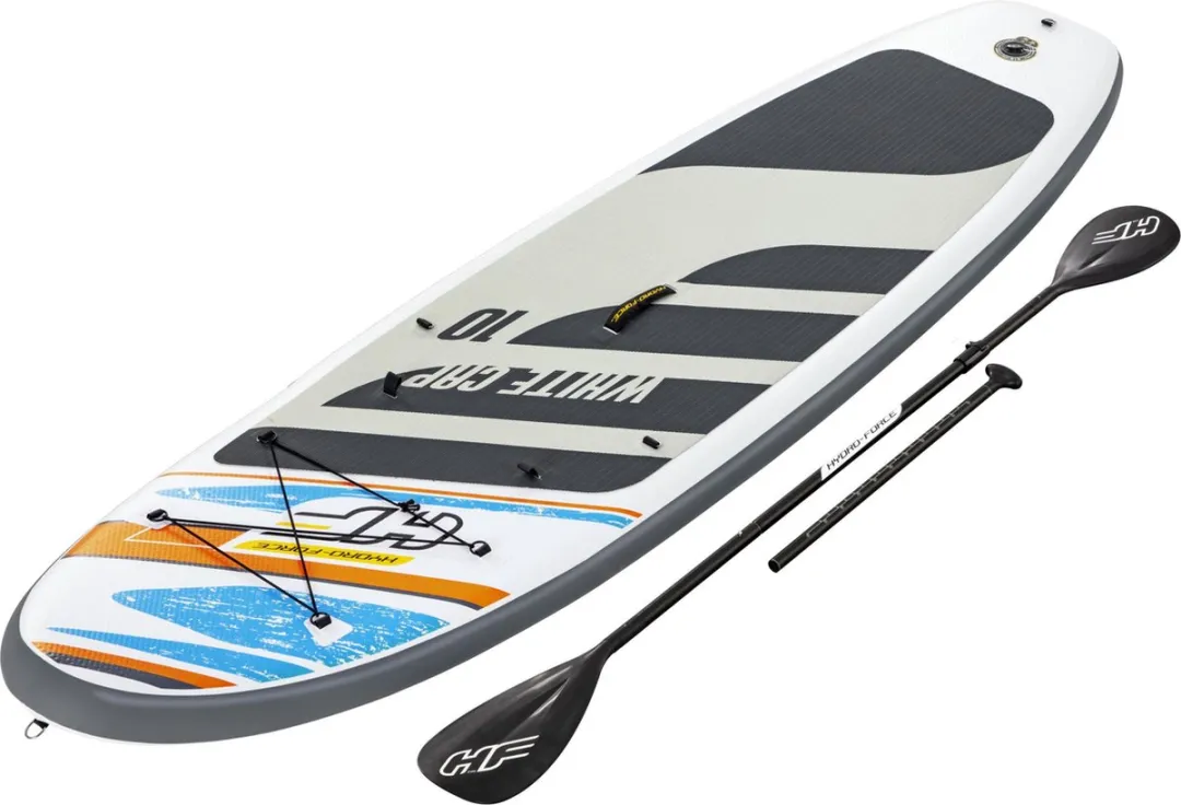 Bestway Hydro Force White Cap Convertible SUP 305x84cm - 208L - Grijs