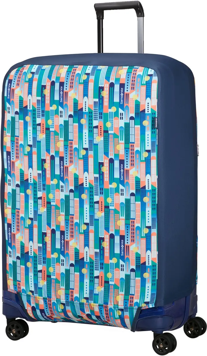 Samsonite Kofferhoes Large CITY PRINT - 75-86cm