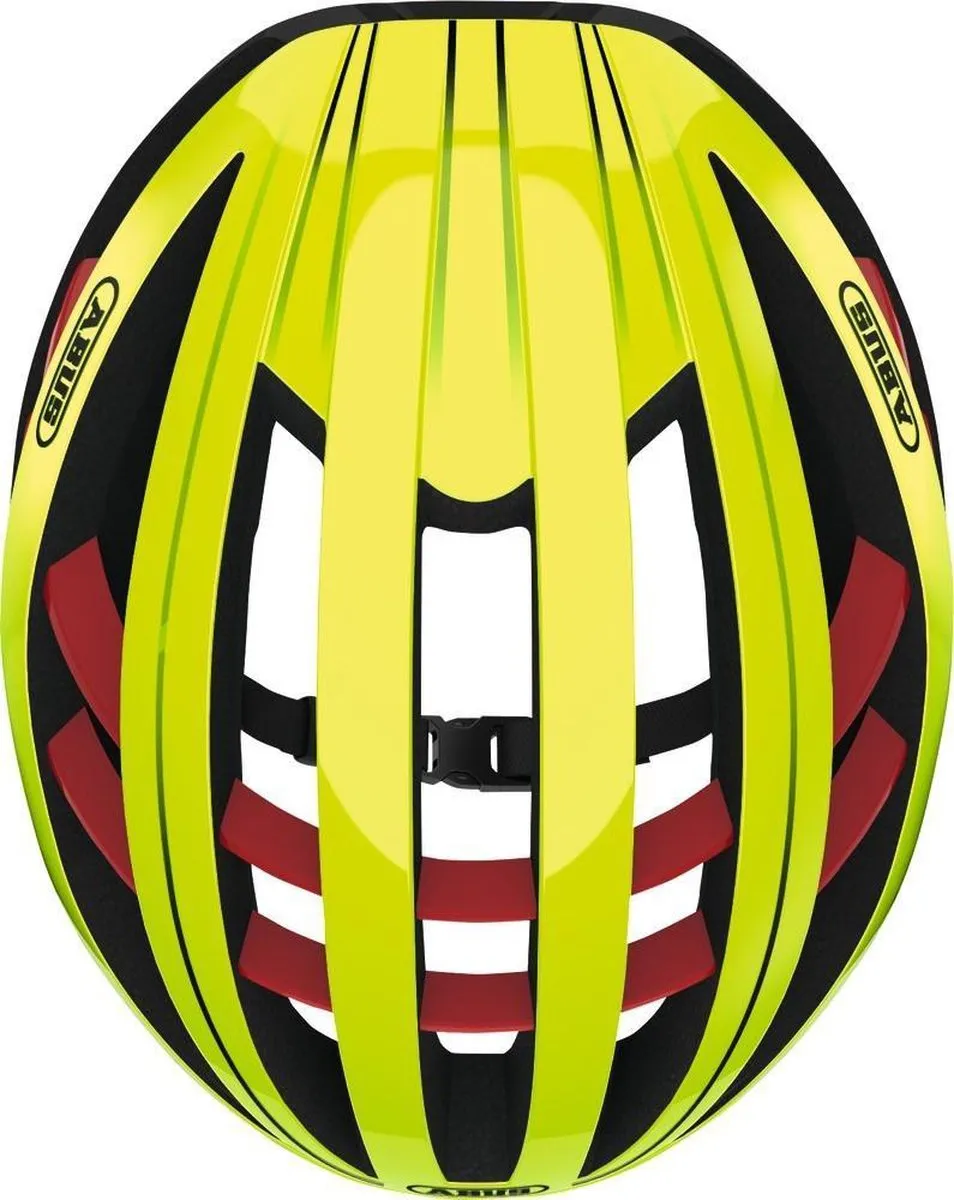 ABUS Aventor Fietshelm Geel - 51-55cm