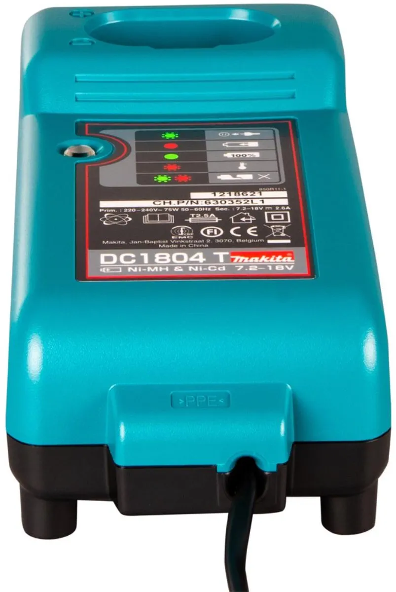 Makita DC1804 Acculader - 7.2V-18V - afbeelding 2 van 6