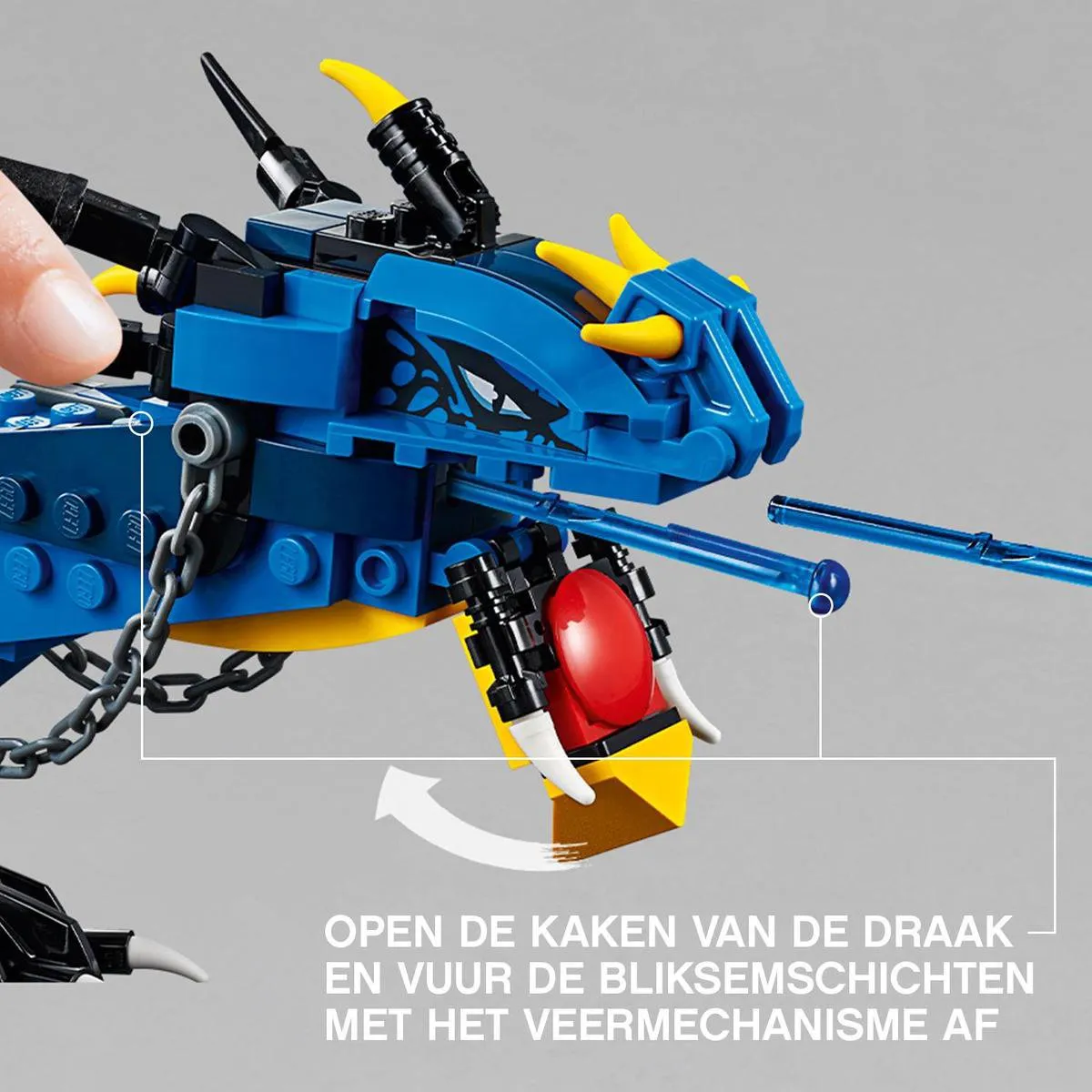 LEGO Ninjago Stormbringer Draak 70652 - 493 Stukken