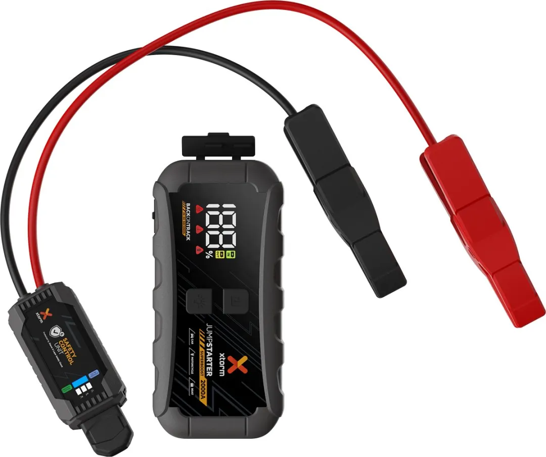 Xtorm Jumpstarter 2000A Startbooster 12V - 12.000mAh Powerbank - Zwart
