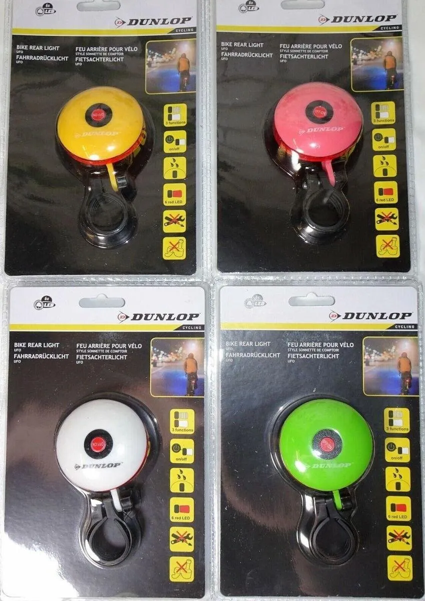 Dunlop Fiets Achterlicht LED - Multicolor