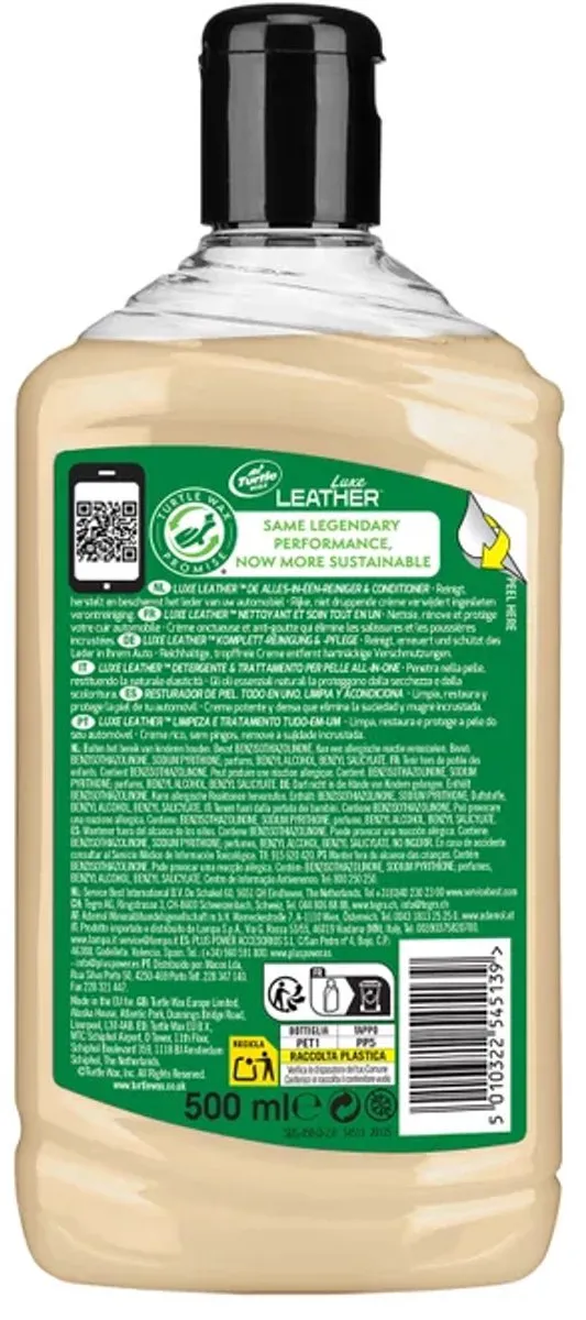 Turtle Wax GL Luxe Leather Conditioner 500ml