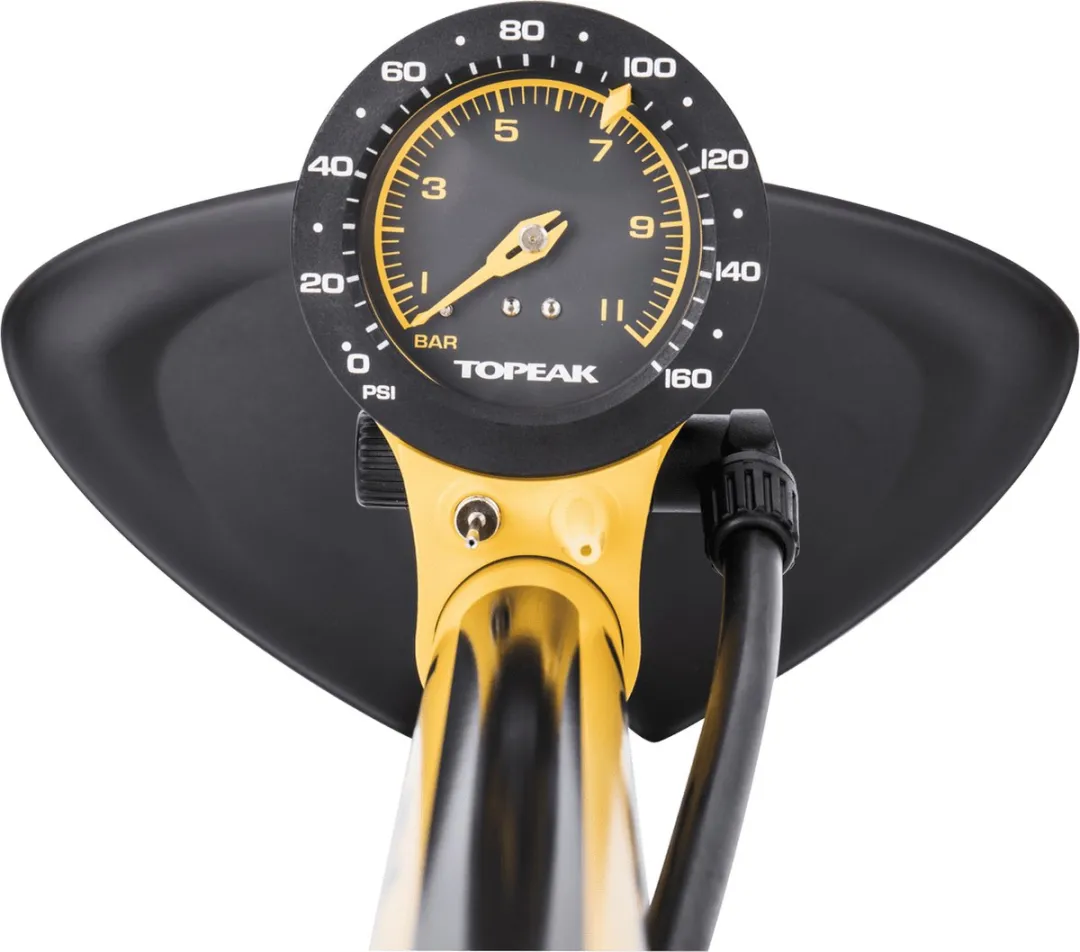 Topeak JoeBlow Sport III Vloerpomp - Geel
