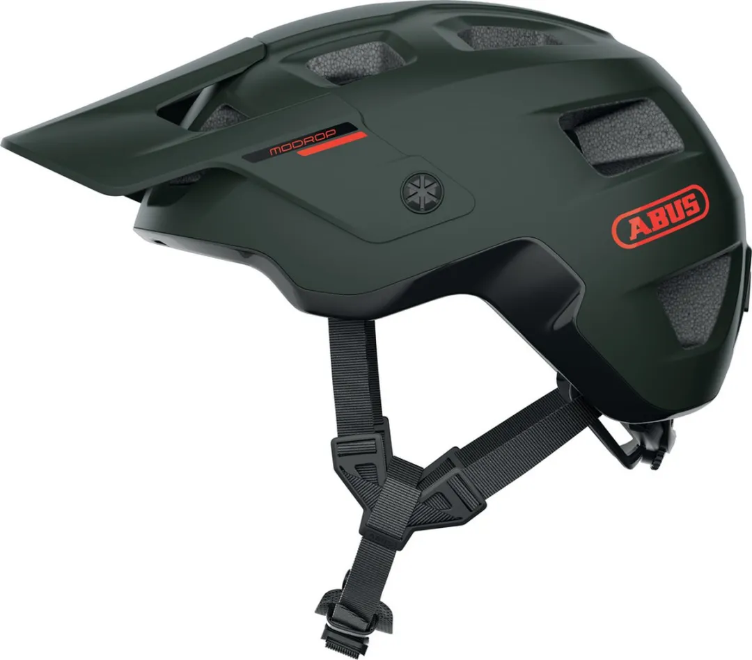 ABUS MoDrop Fietshelm S 51-55cm - Pine Green