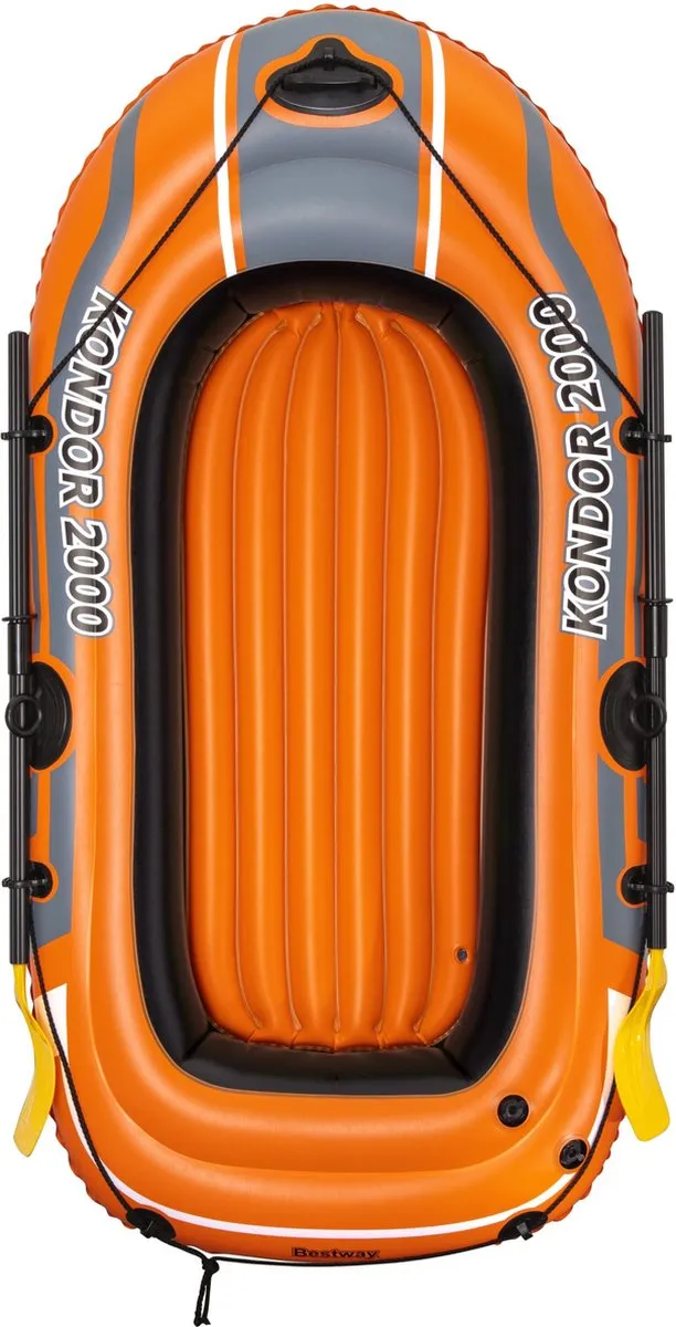 Bestway Hydro Force Kondor 2000 Opblaasboot 2 Persoon - Oranje - afbeelding 4 van 6