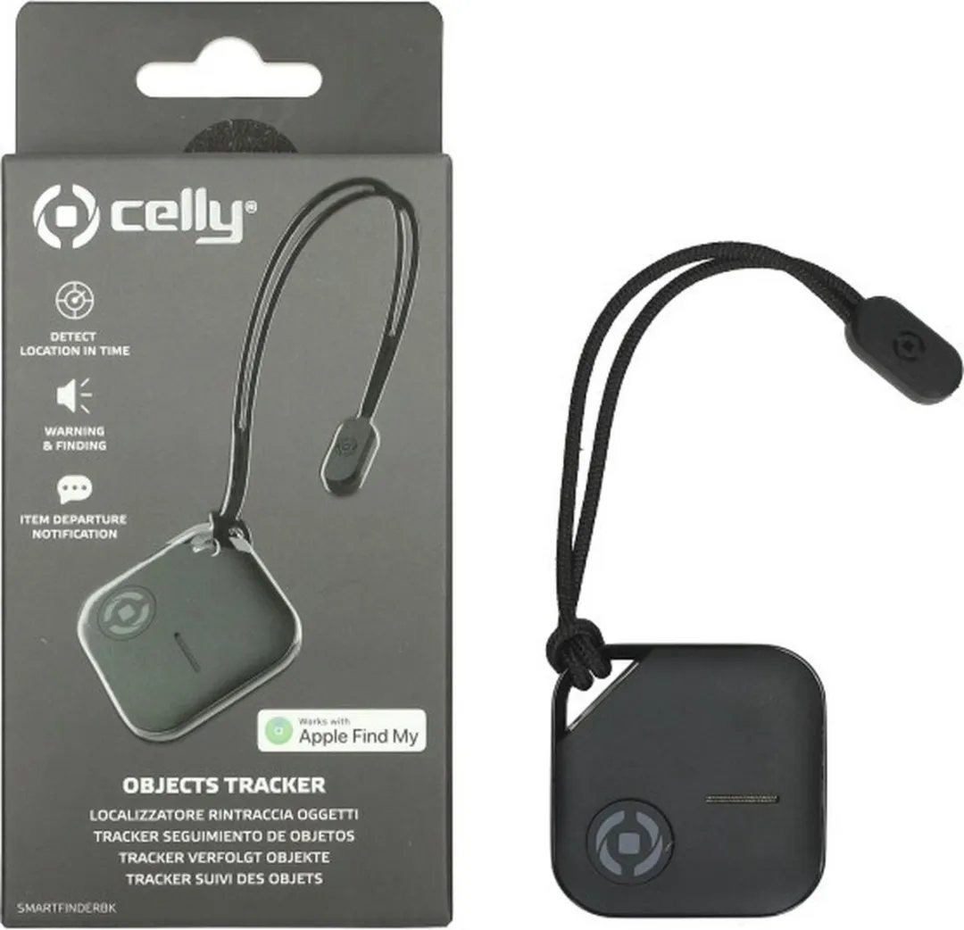 Celly SMARTFINDER 144906787 Tracker - Scooter/Fiets/Zwarte Smart Tag