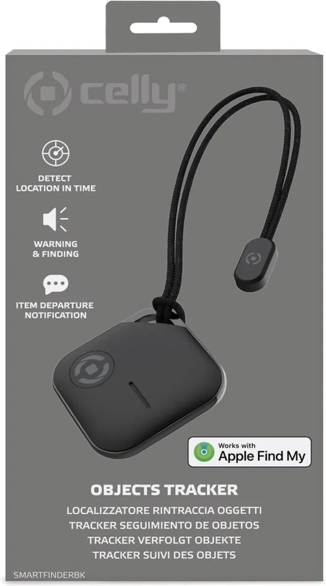 Celly SMARTFINDER 144906787 Tracker - Scooter/Fiets/Zwarte Smart Tag