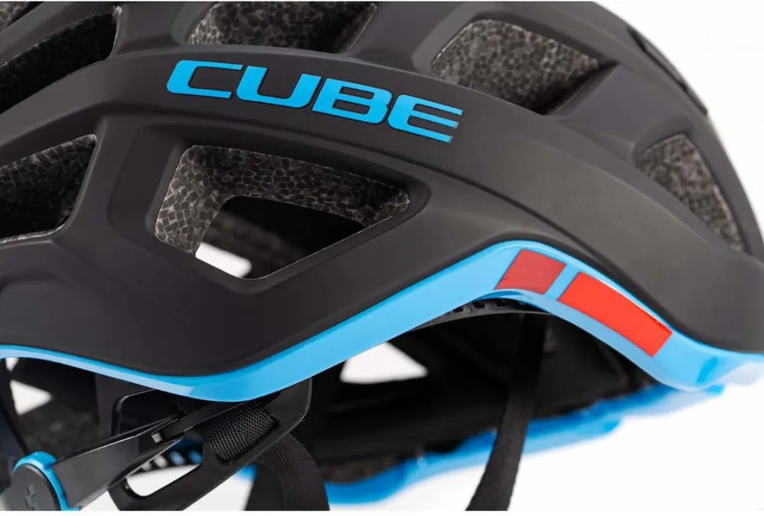 Cube Road Race Helm 24 Ventilatiegaten - 49-55cm - Zwart/Blauw