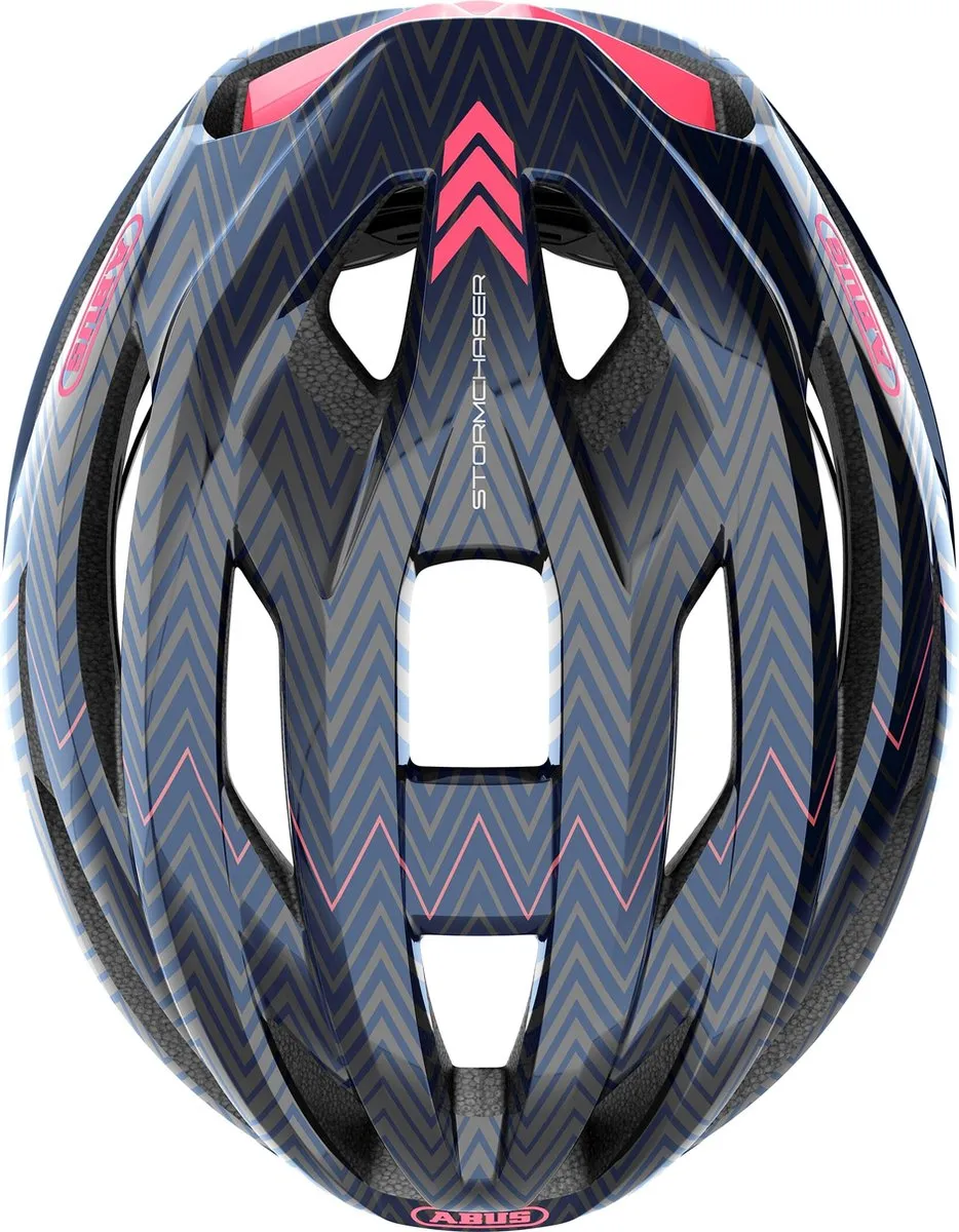 ABUS Stormchaser Fietshelm Zigzag Blue S
