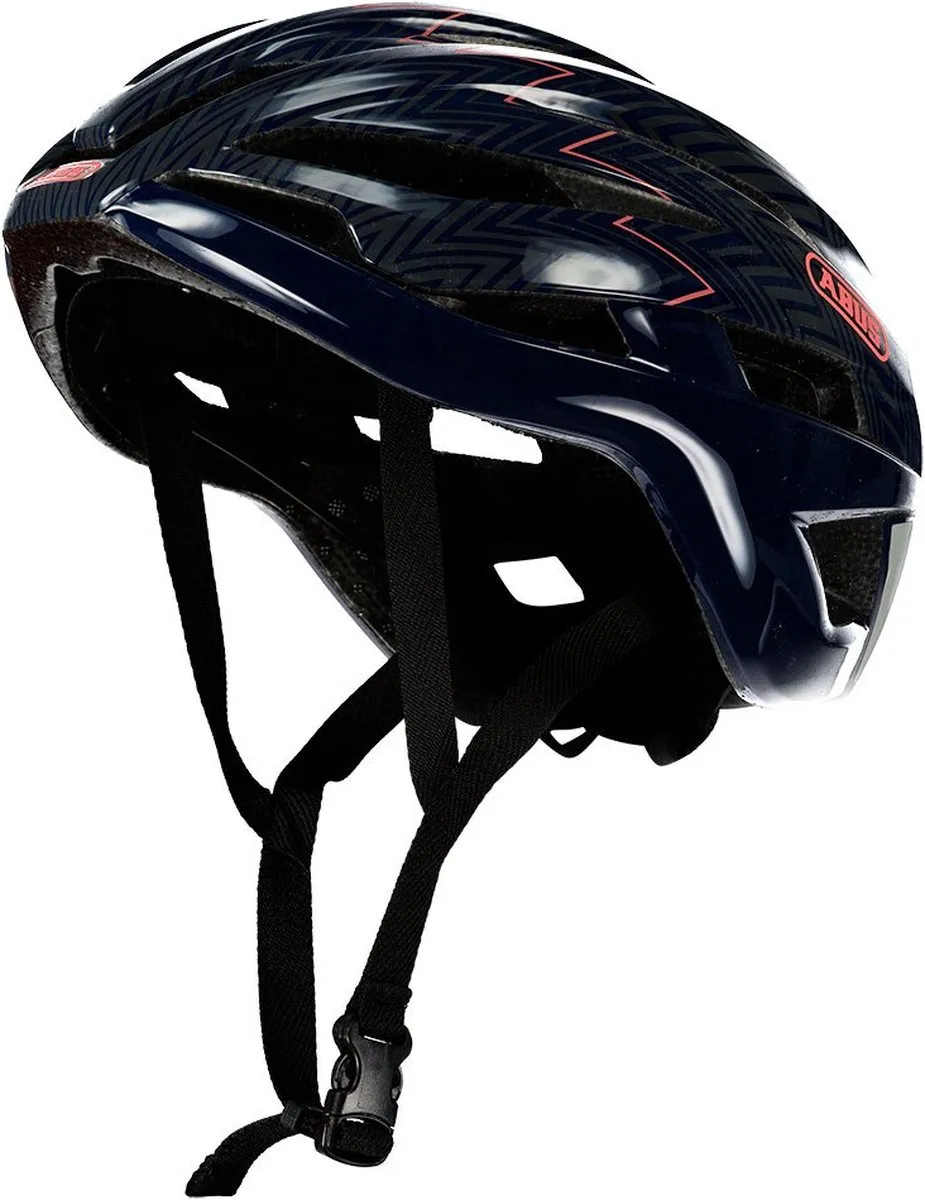 ABUS Stormchaser Fietshelm Zigzag Blue S - afbeelding 6 van 6