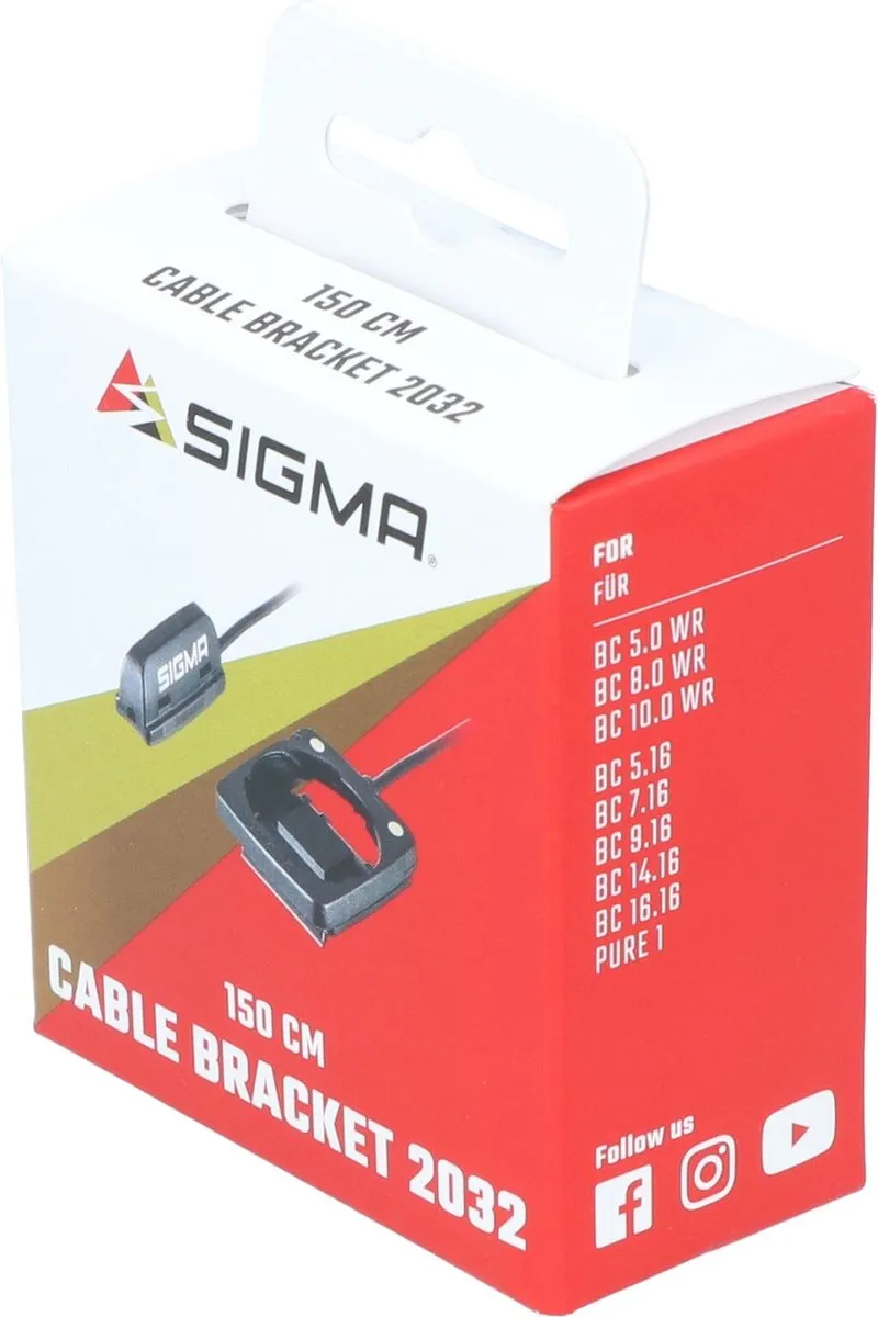 Sigma Fietscomputerhouder 2032 - 1 Stuk - Zwart