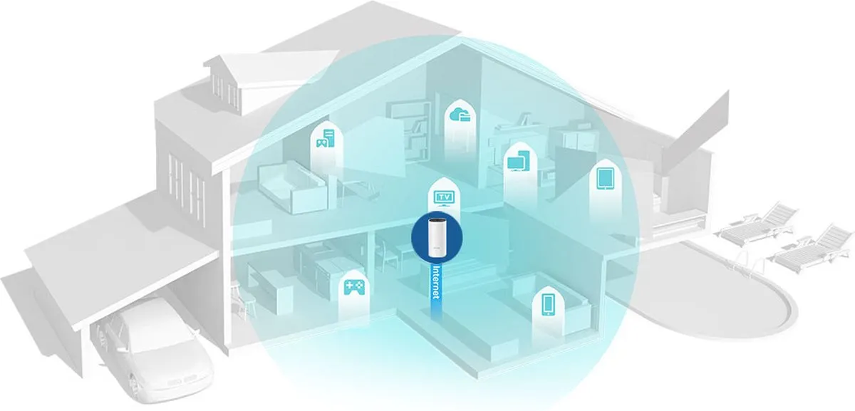 TP-Link Deco E4 Mesh WiFi Systeem 1-pack - Wit