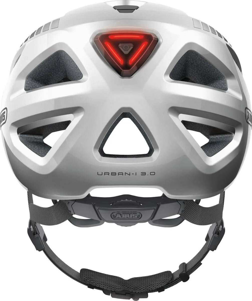 ABUS Urban-I 3.0 Fietshelm - XL 61-65cm - Zilver