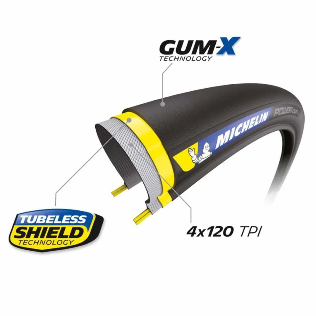 Michelin Power Cup 28" Buitenband TLR - 30-622 - Zwart
