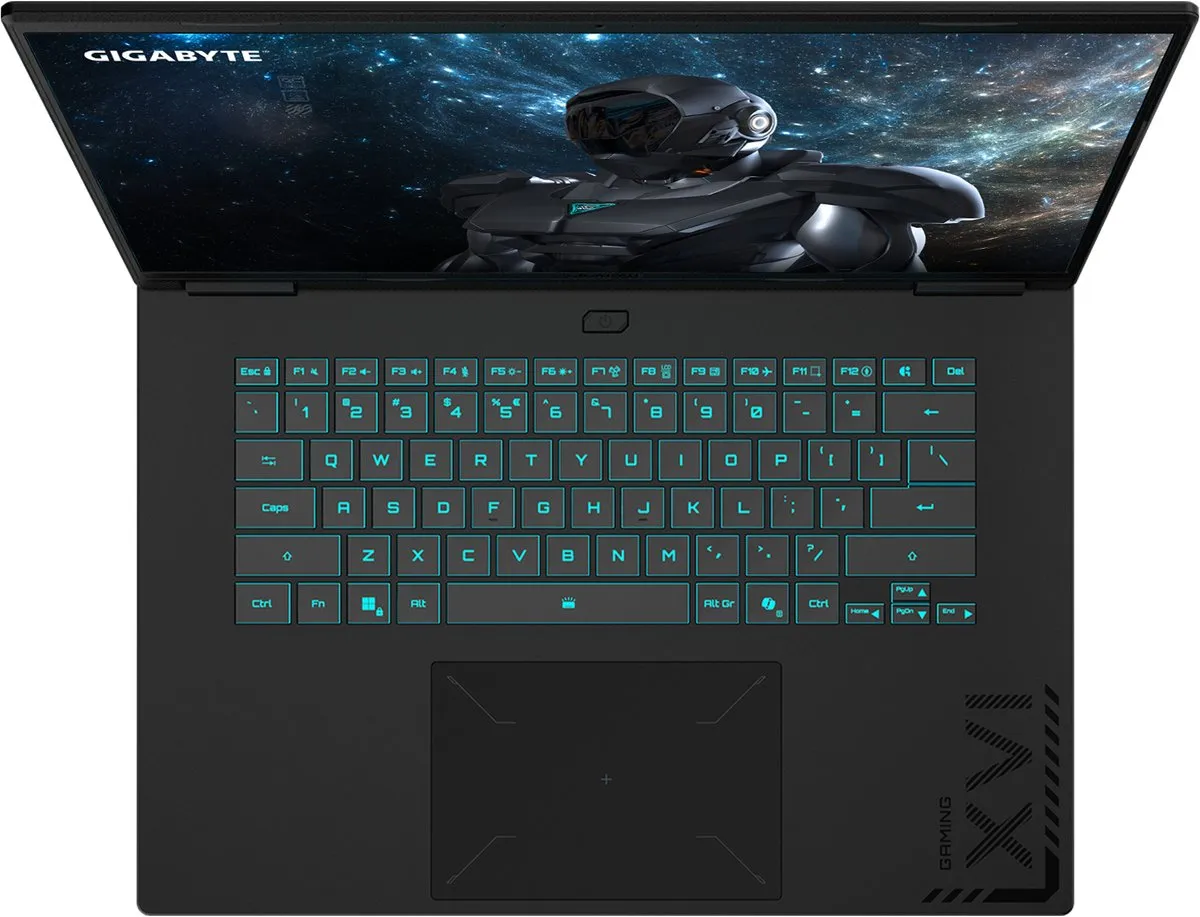 Gigabyte Gaming A16 PRO DYHG5EECC4SH Gaming Laptop - RTX 5080 - 16" - 32GB/1TB - afbeelding 6 van 6