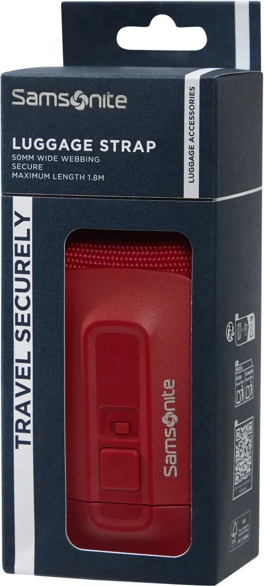 Samsonite Travel Accessoires Riem 50mm - Rood