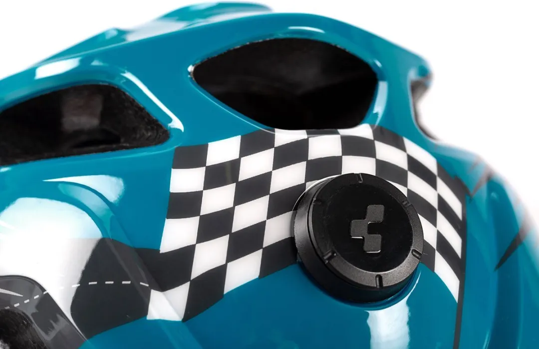 Cube Fink Kinderfietshelm - 11 Ventilatiegaten Blauw - afbeelding 3 van 5