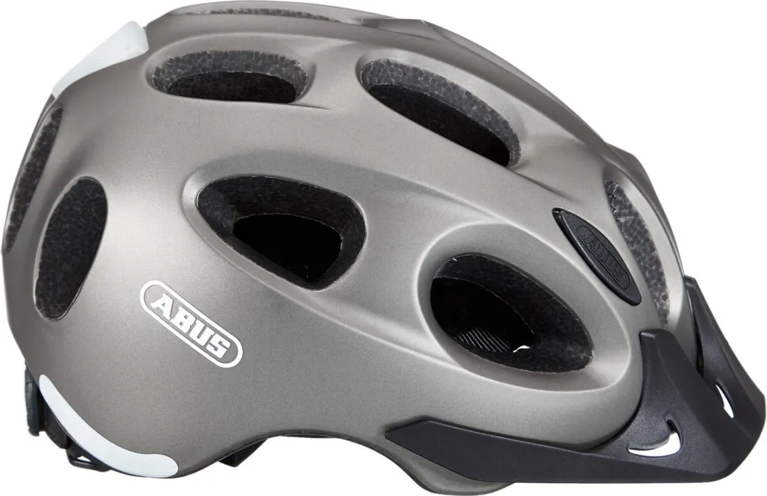 ABUS Youn-I ACE Fietshelm - Metallic Silver L