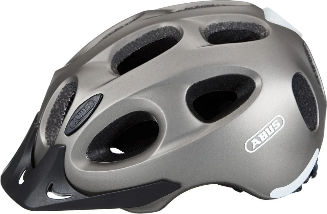 ABUS Youn-I ACE Fietshelm - Metallic Silver L