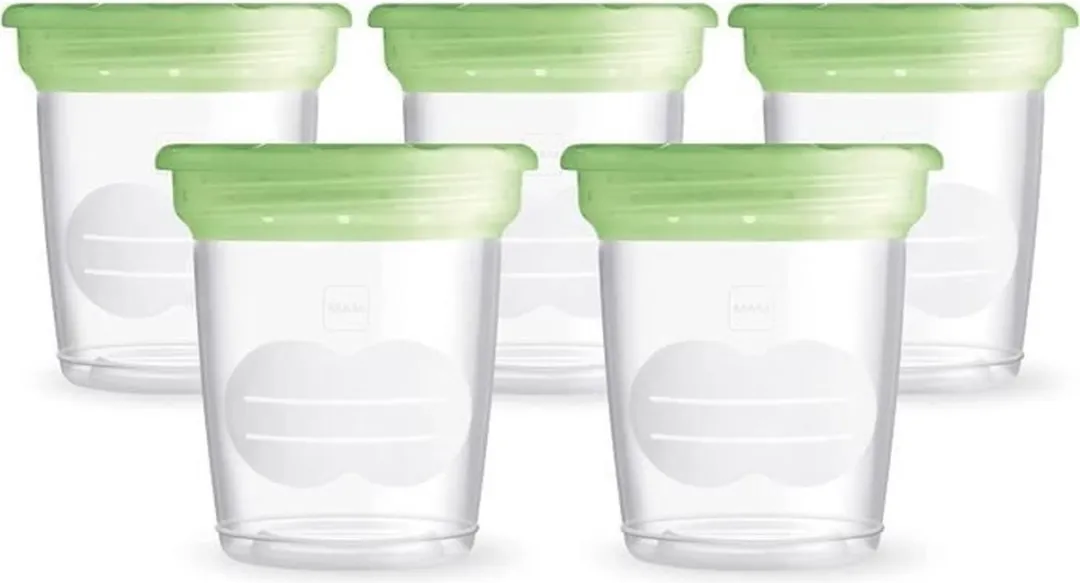 MAM Container 120ml - 5 Stuks Groen