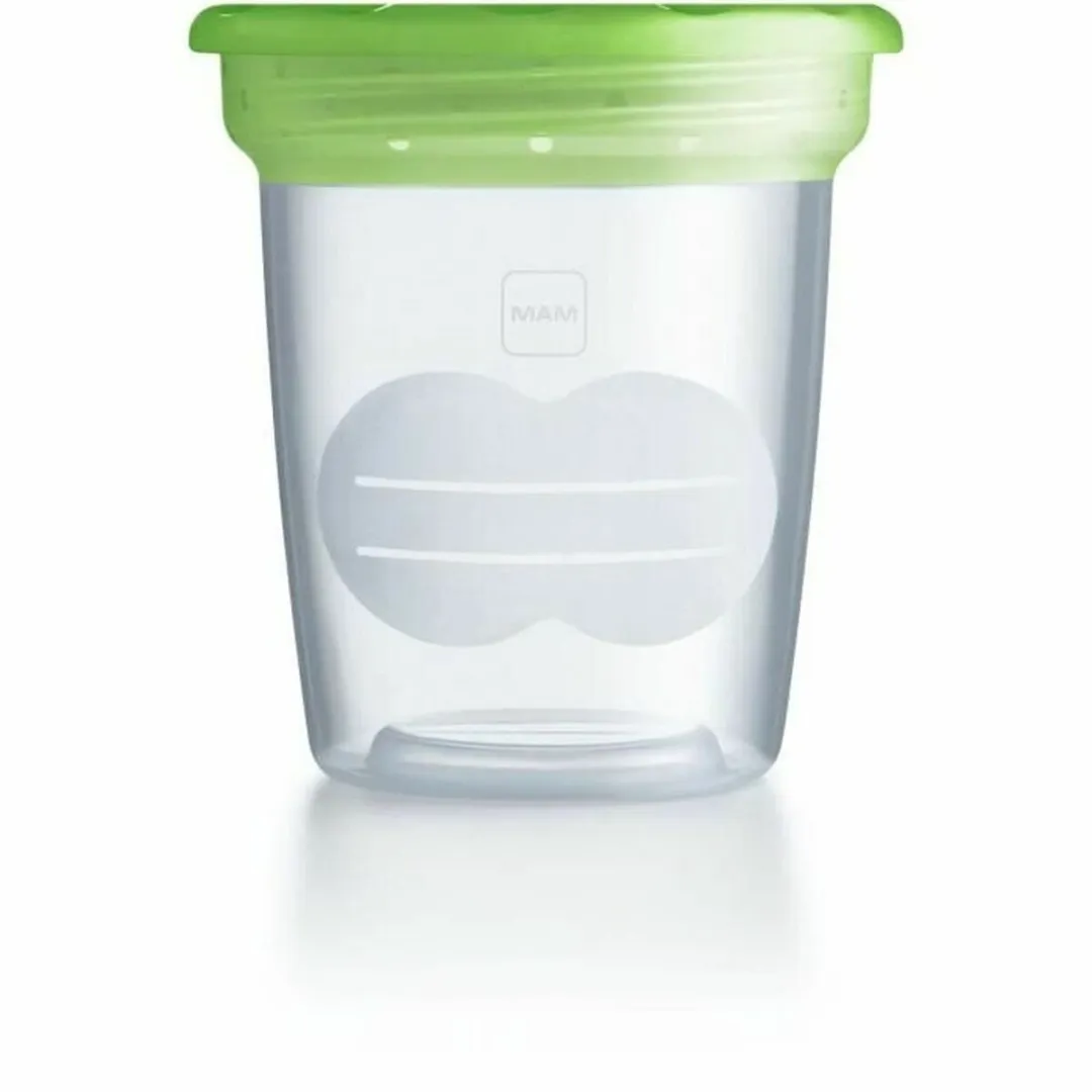 MAM Container 120ml - 5 Stuks Groen