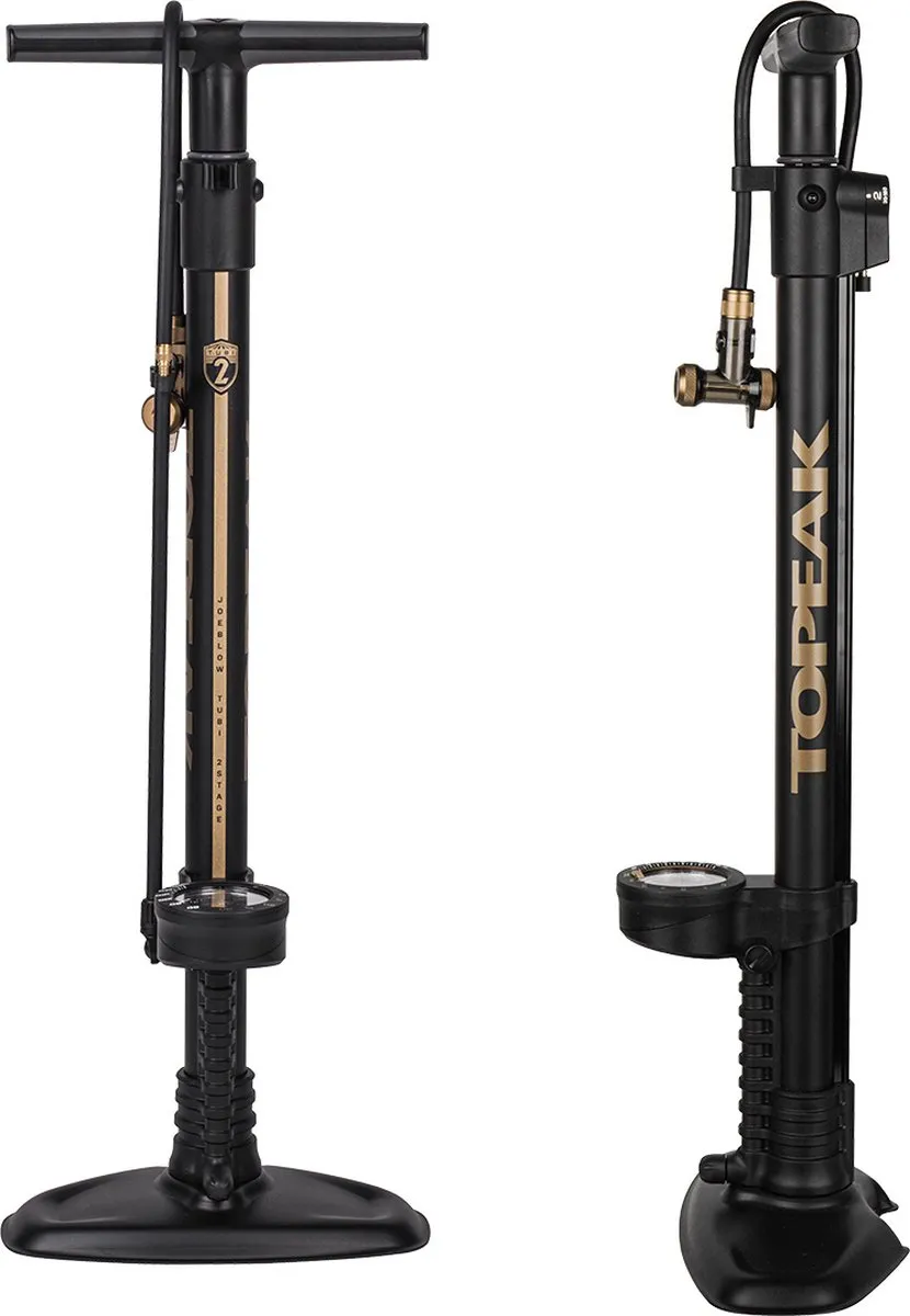 Topeak JoeBlow Tubi 2Stage Vloerpomp - Zwart