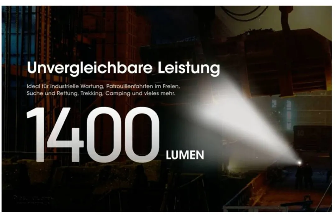 Nitecore NU50 Hoofdlamp - 1400 Lumen - Zwart