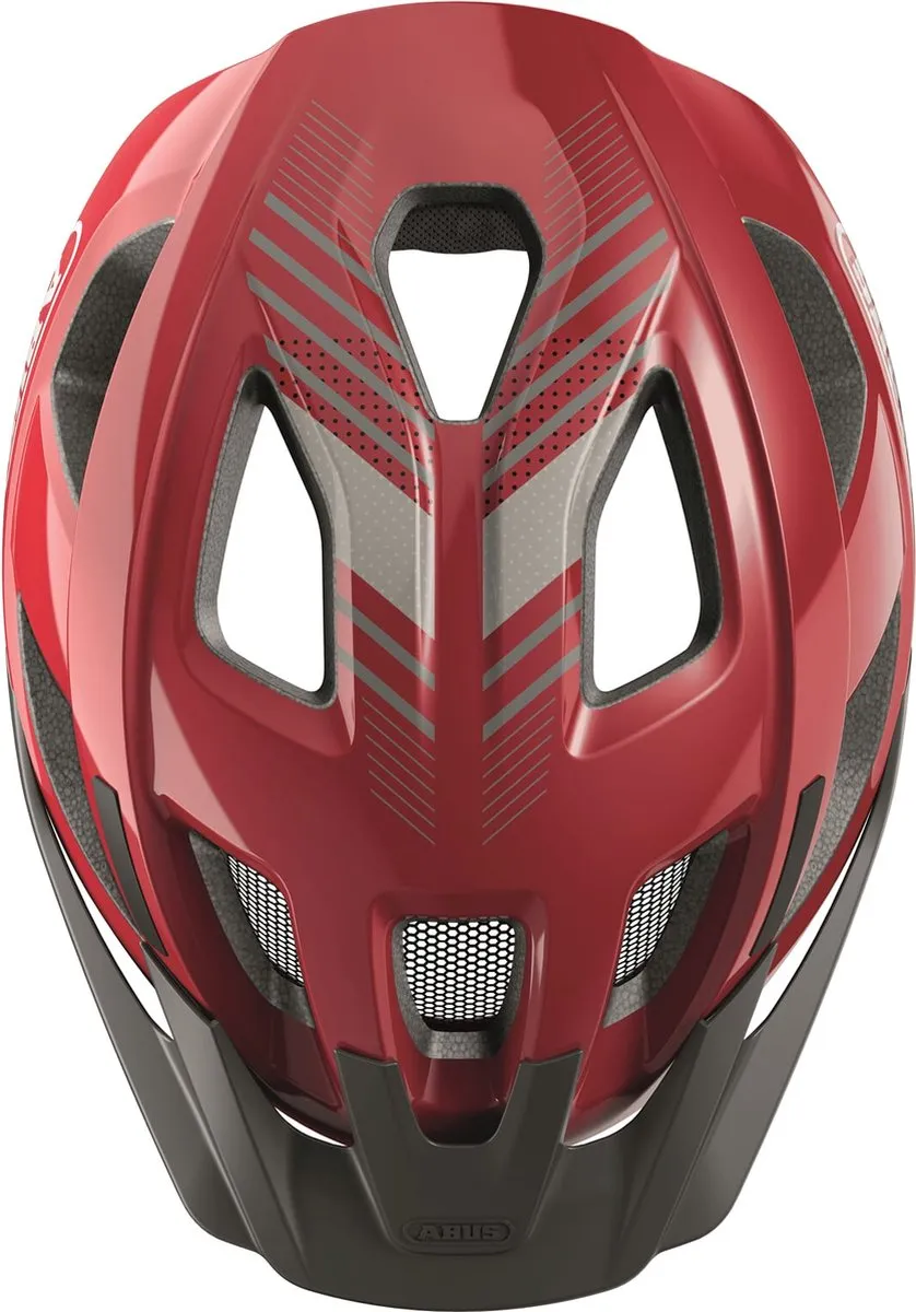 ABUS Aduro 3.0 Fietshelm - Rood - Maat L