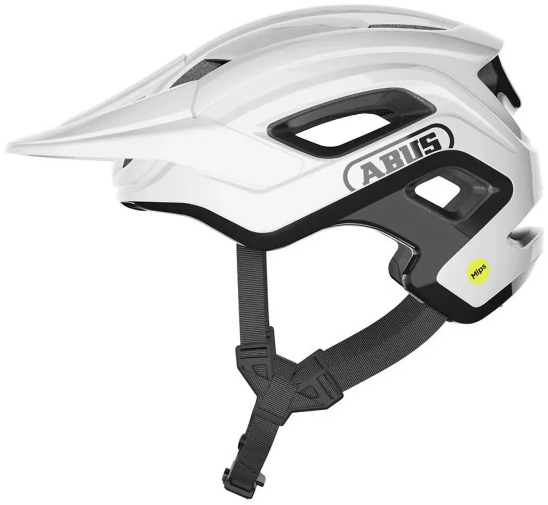 ABUS MTB Cliffhanger MIPS Helm - S - Shiny White - afbeelding 6 van 6