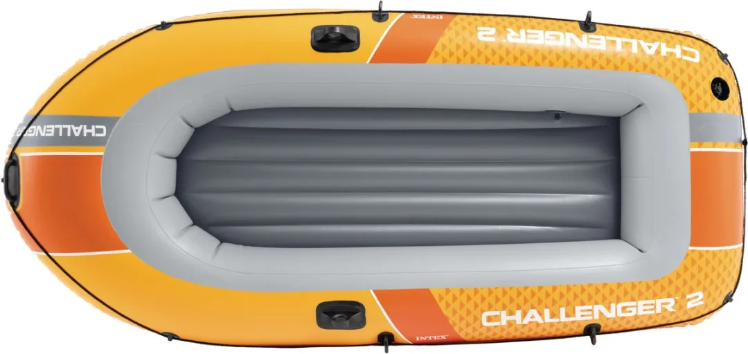 Intex Challenger 2 Opblaasboot 236x114cm - 2 Personen - Oranje