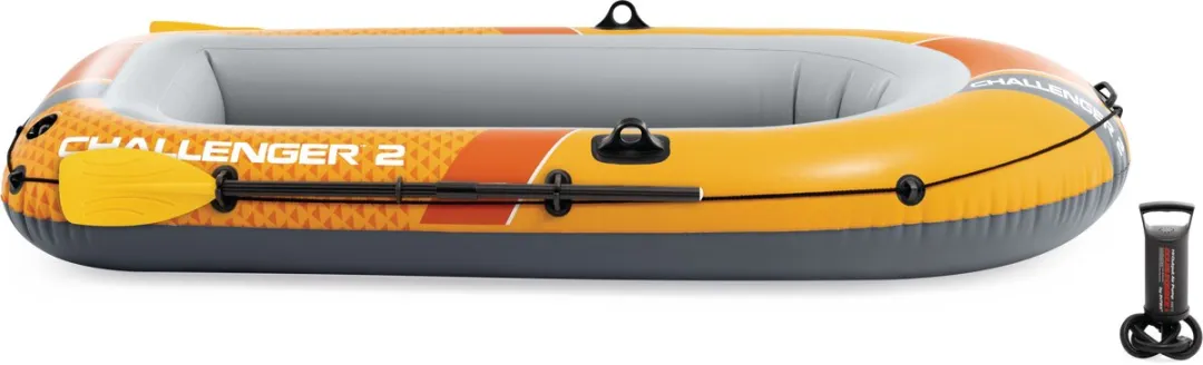 Intex Challenger 2 Opblaasboot 236x114cm - 2 Personen - Oranje