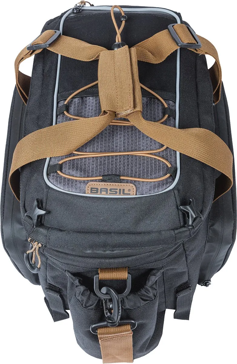 Basil Miles XL Pro Bagagedragertas 36L - Zwart