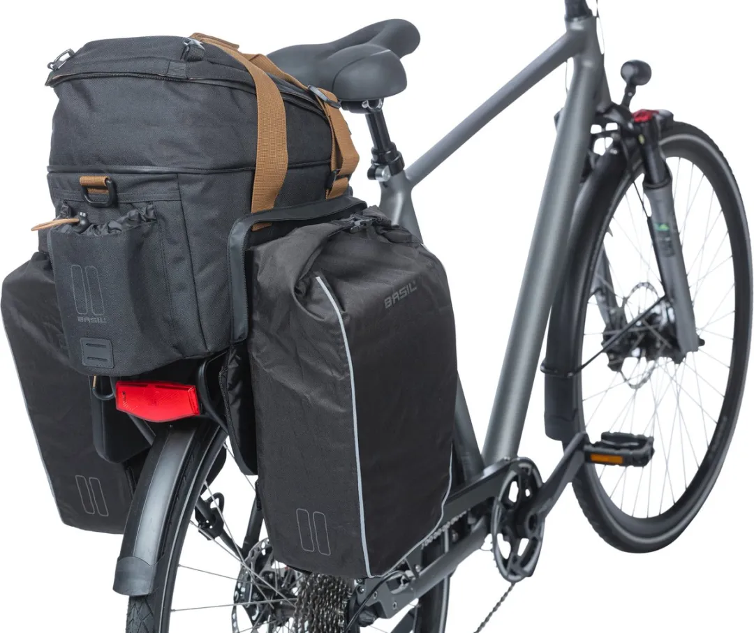 Basil Miles XL Pro Bagagedragertas 36L - Zwart