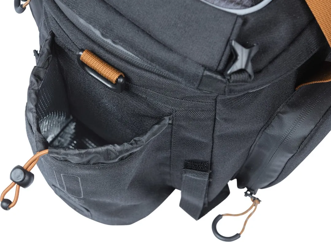 Basil Miles XL Pro Bagagedragertas 36L - Zwart